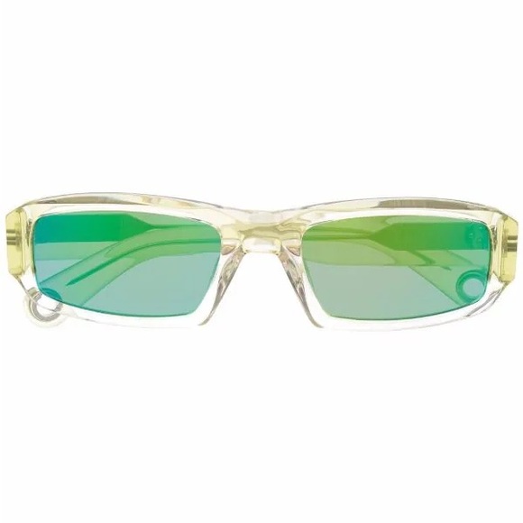 JACQUEMUS Les Lunettes Sunglasses in Multi Green - Picture 14 of 14